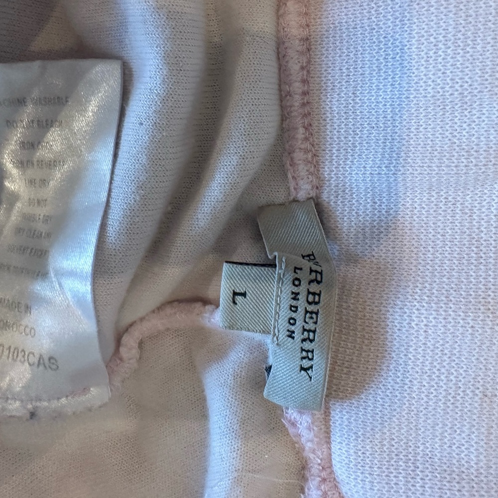 Burberry Pink Sweatpants jogger size L
